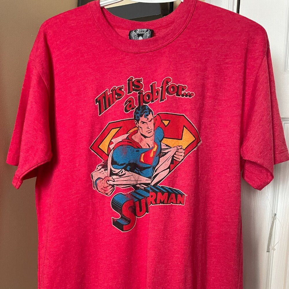 Junk Food Mens Superman Graphic Tee Shirt Size Medium